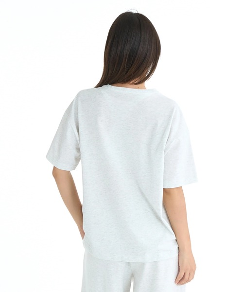 ROXY(ロキシー)の「ROXY ウィメンズ FITNESS TRIPLE HEARTS S/S TE Tシャツ 【2026年春夏モデル】/ロキシーUVカット半袖Tシャツ(Tシャツ/カットソー・レディース・ブラック/グレー/ミント・SMALL/MEDIUM/LARGE)」の9枚目の写真