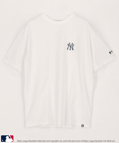 PUBLUX(パブリュクス)の「PUBLUX/パブリュクス <機能性素材>別注MLB ワンポイント フラワー刺繍 Tシャツ 限定展開(Tシャツ/カットソー・メンズ・ネイビー/グレー/ピンク/ブラウン/ライトグレー/ホワイト・L/M/フリ-/LARGE)」の12枚目の写真