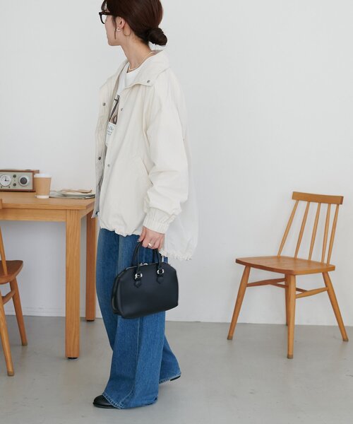 セール】【WEB限定】ナイロンスタンドロングブルゾン（ブルゾン