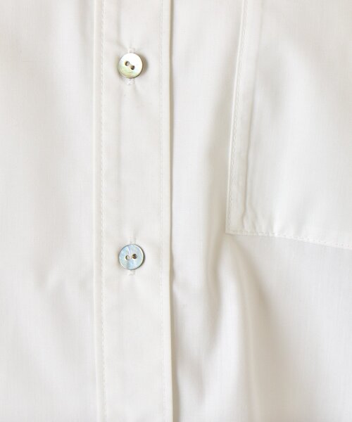 Jena espace merveilleux（ジェナ　エスパスメルヴェイユ）の「バックタックオーバーシャツ（シャツ/ブラウス・レディース・チャコールグレー/ブルー/オフホワイト/ピンク・FREE）」の10枚目の写真