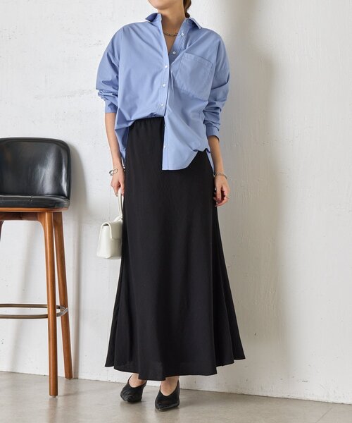 Jena espace merveilleux（ジェナ　エスパスメルヴェイユ）の「バックタックオーバーシャツ（シャツ/ブラウス・レディース・チャコールグレー/ブルー/オフホワイト/ピンク・FREE）」の19枚目の写真