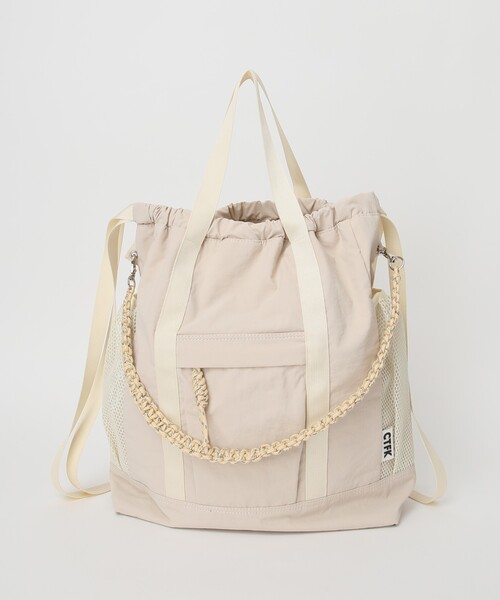 B.C STOCK（ベーセーストック）の「CONTROL FREAK / コントロールフリーク 別注 バッグ（ショルダーバッグ・レディース・グレー/ブラック/ベージュ・FREE）」の12枚目の写真