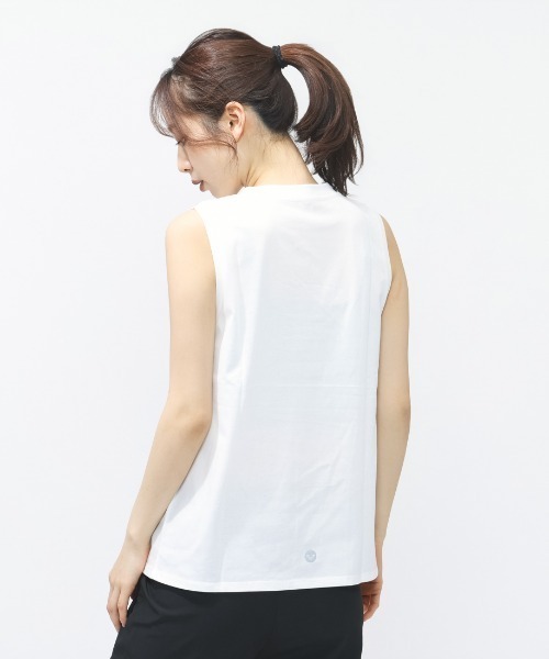ROXY(ロキシー)の「ロキシー ROXY フィットネス タンクトップ(タンクトップ・レディース・ホワイト/ブラック・M/L)」の4枚目の写真