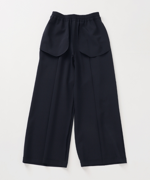 Spick & Span（スピックアンドスパン）の「ドライギャバイージースラックスパンツ（スラックス・レディース・ネイビー/ベージュ系その他/ブラウン・40/38/36）」の17枚目の写真