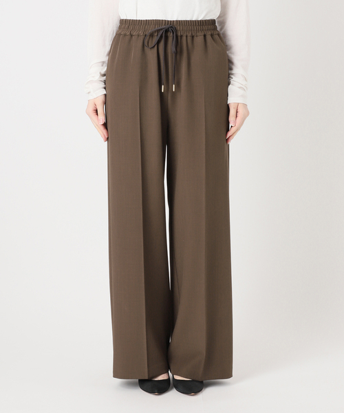 Spick & Span（スピックアンドスパン）の「ドライギャバイージースラックスパンツ（スラックス・レディース・ネイビー/ベージュ系その他/ブラウン・40/38/36）」の19枚目の写真