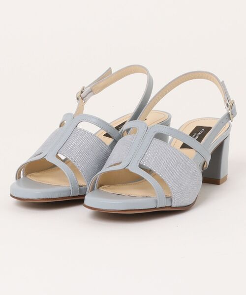 MACKINTOSH LONDON(マッキントッシュ ロンドン)の「ジオメトリックバックストラップサンダル(サンダル・レディース・ブラック/ベージュ/ライトブルー・23.0cm/23.5cm/24.0cm/24.5cm/22.5cm)」の1枚目の写真
