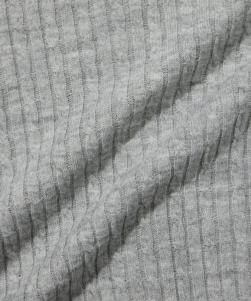 COVERNAT（カバーナット）の「WOMEN CLOVER HEART CABLE CARDIGAN（カーディガン/ボレロ・レディース・グリーン/レッド/ヘザーグレー/ネイビー・SMALL/MEDIUM）」の22枚目の写真