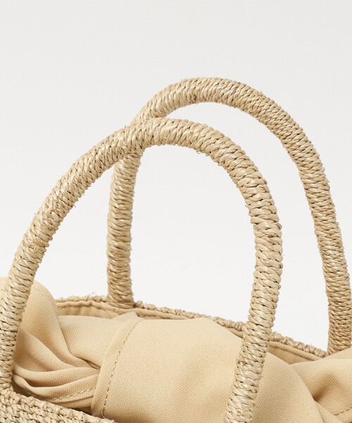 EMMEL REFINES(エメルリファインズ)の「<The Bagmati>シシュウ カゴバッグ< Select by EMMEL REFINES >(かごバッグ・レディース・ナチュラル/ダークブラウン・FREE)」の13枚目の写真
