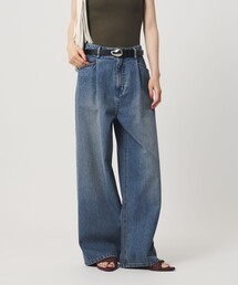 BEAUTY&YOUTH UNITED ARROWS | 【WEB限定】タックワイド デニムパンツ(デニムパンツ)