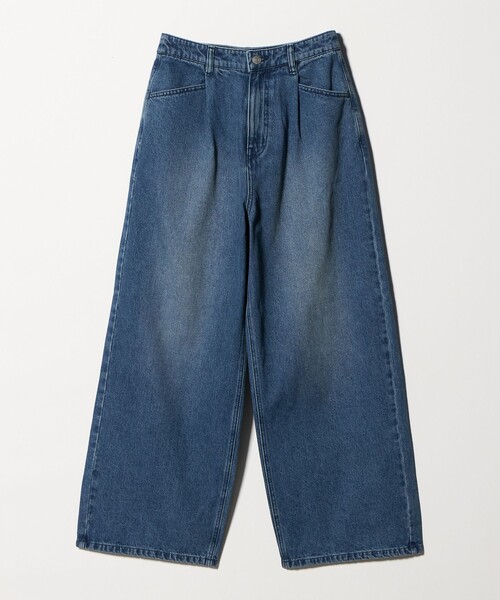 BEAUTY&YOUTH UNITED ARROWS(ビューティーアンドユースユナイテッドアローズ)の「【WEB限定】タックワイド デニムパンツ(デニムパンツ・レディース・グレー系/ネイビー・S/L/M)」の18枚目の写真