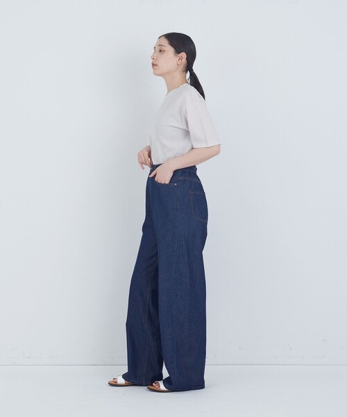 ADIEU TRISTESSE(アデュートリステス)の「6.8ozデニムパンツ(デニムパンツ・レディース・インディゴブルー/ライトインディゴブルー・40/36/38)」の5枚目の写真