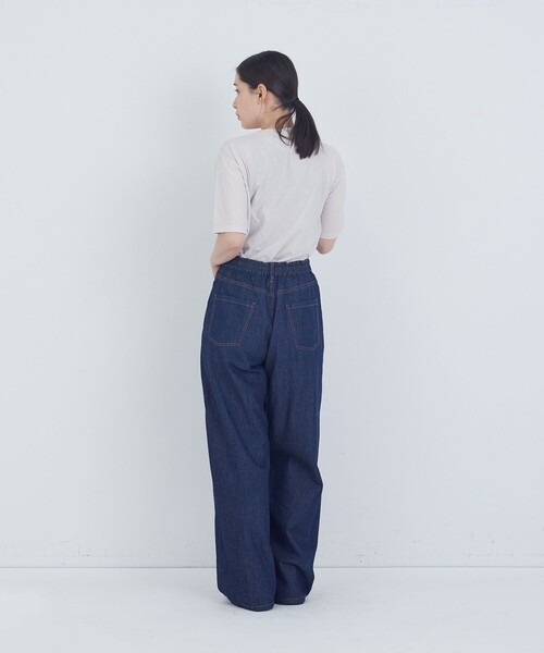 ADIEU TRISTESSE(アデュートリステス)の「6.8ozデニムパンツ(デニムパンツ・レディース・インディゴブルー/ライトインディゴブルー・40/36/38)」の6枚目の写真