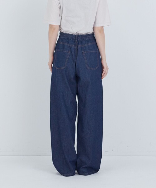 ADIEU TRISTESSE(アデュートリステス)の「6.8ozデニムパンツ(デニムパンツ・レディース・インディゴブルー/ライトインディゴブルー・40/36/38)」の12枚目の写真