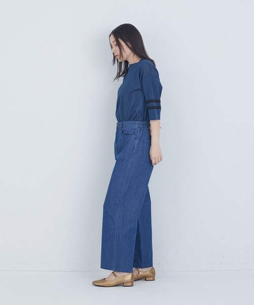 ADIEU TRISTESSE(アデュートリステス)の「6.8ozデニムパンツ(デニムパンツ・レディース・インディゴブルー/ライトインディゴブルー・40/36/38)」の14枚目の写真