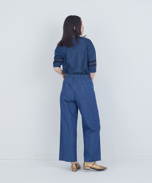ADIEU TRISTESSE(アデュートリステス)の「6.8ozデニムパンツ(デニムパンツ・レディース・インディゴブルー/ライトインディゴブルー・40/36/38)」の15枚目の写真