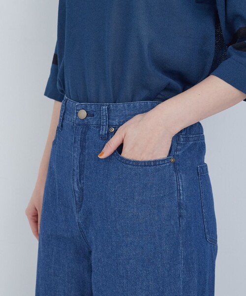 ADIEU TRISTESSE(アデュートリステス)の「6.8ozデニムパンツ(デニムパンツ・レディース・インディゴブルー/ライトインディゴブルー・40/36/38)」の22枚目の写真
