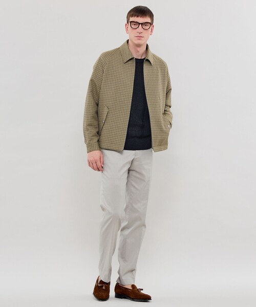 MACKINTOSH LONDON(マッキントッシュ ロンドン)の「【DORMEUIL/ドーメル】ウールリネンハリントンジャケット(ブルゾン・メンズ・チャコールグレー・38/40)」の3枚目の写真