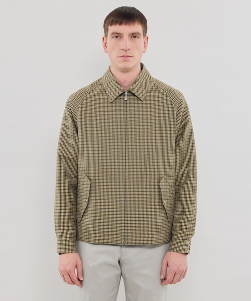 MACKINTOSH LONDON(マッキントッシュ ロンドン)の「【DORMEUIL/ドーメル】ウールリネンハリントンジャケット(ブルゾン・メンズ・チャコールグレー・38/40)」の4枚目の写真