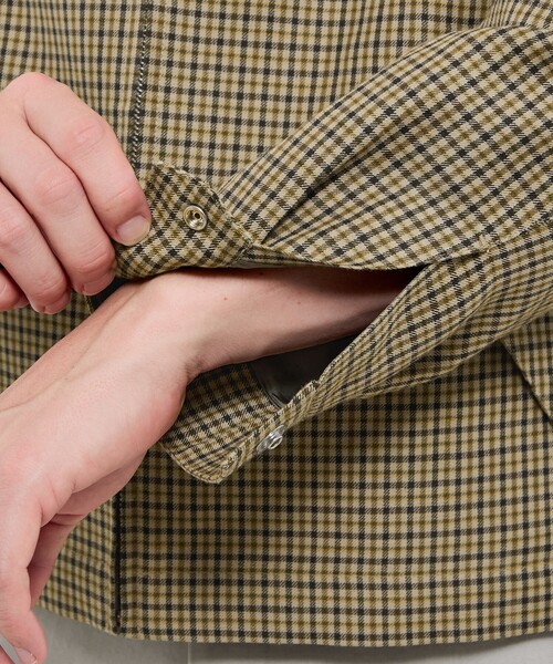 MACKINTOSH LONDON(マッキントッシュ ロンドン)の「【DORMEUIL/ドーメル】ウールリネンハリントンジャケット(ブルゾン・メンズ・チャコールグレー・38/40)」の7枚目の写真
