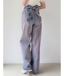 RESEXXY | バックリボンデニムパンツ(デニムパンツ)