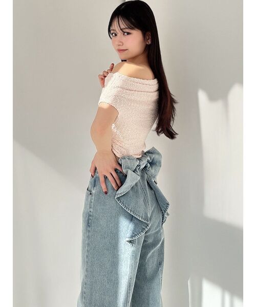 RESEXXY バックリボンデニムパンツ バックリボンデニムパンツ（デニムパンツ）｜RESEXXY（リゼクシー）の