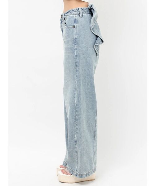 RESEXXY（リゼクシー）の「バックリボンデニムパンツ（デニムパンツ・レディース・インディゴブルー/ピンク/ライトブルー・MEDIUM/SMALL）」の16枚目の写真