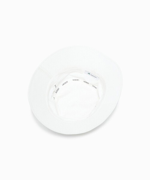 LACOSTE（ラコステ）の「ブランドネームロゴ刺繍エッセンシャルバケットハット（ハット・メンズ・ネイビー/ホワイト/ブラック・58cm）」の11枚目の写真