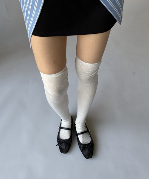 FUULLY STUDIO(フーリィーステューディオ)の「シアーレースリボンパンプス(パンプス・レディース・ベージュ/ブラック・SMALL/LARGE/MEDIUM)」の11枚目の写真