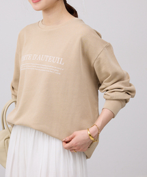 SLOBE IENA | フラッフィーテリービンテージロゴ ロングスリーブ TEE(スウェット)