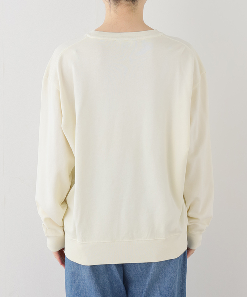 SLOBE IENA（スローブイエナ）の「フラッフィーテリービンテージロゴ ロングスリーブ TEE（スウェット・レディース・ベージュ/イエロー・FREE）」の20枚目の写真