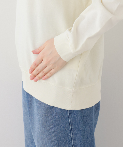 SLOBE IENA（スローブイエナ）の「フラッフィーテリービンテージロゴ ロングスリーブ TEE（スウェット・レディース・ベージュ/イエロー・FREE）」の22枚目の写真