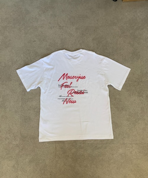 link lot(リンクロット)の「フロントワンポイントロゴ バックロゴT(Tシャツ/カットソー・メンズ・ホワイト/ブラック・M)」の4枚目の写真