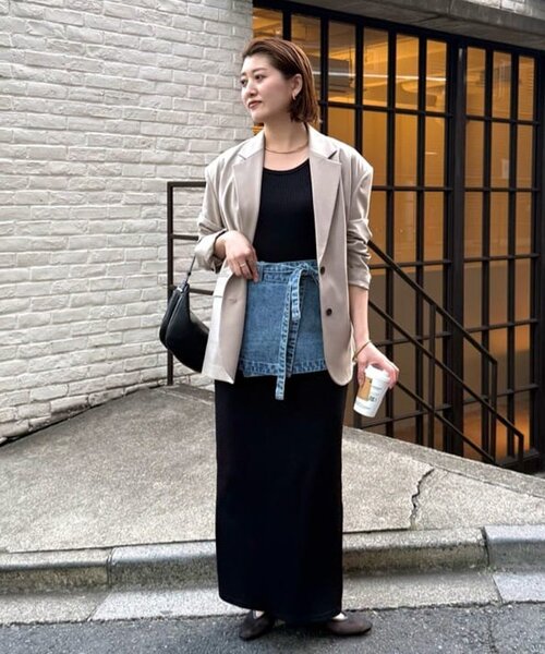 RIVE DROITE（リヴドロワ）の「予約【インフルエンサーSHIHO企画】マルチWAYレザーバッグ（ショルダーバッグ・レディース・ブラック/グレイッシュベージュ/ゴールド・FREE）」の14枚目の写真