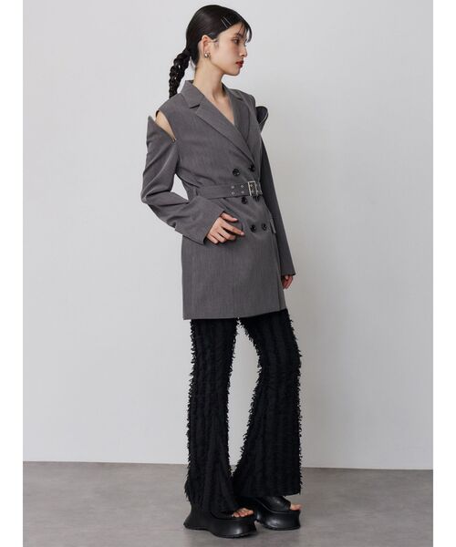 MURUA（ムルーア）の「フリンジフレアパンツ（その他パンツ・レディース・ホワイト/ブラック・FREE）」の10枚目の写真