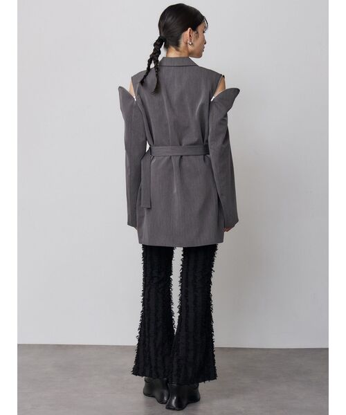 MURUA（ムルーア）の「フリンジフレアパンツ（その他パンツ・レディース・ホワイト/ブラック・FREE）」の11枚目の写真