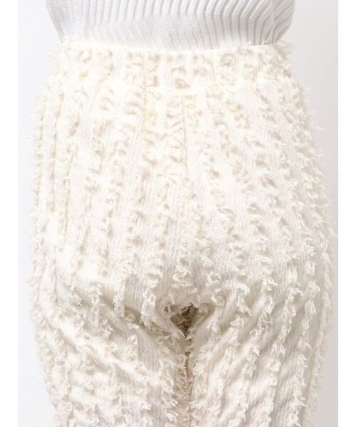 MURUA（ムルーア）の「フリンジフレアパンツ（その他パンツ・レディース・ホワイト/ブラック・FREE）」の18枚目の写真