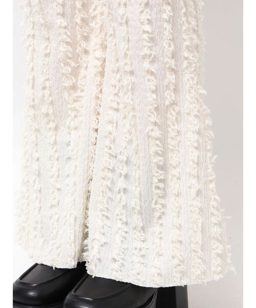 MURUA（ムルーア）の「フリンジフレアパンツ（その他パンツ・レディース・ホワイト/ブラック・FREE）」の19枚目の写真