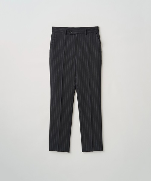 Juha(ユハ)の「EASED NARROW SLACKS(スラックス・メンズ・チェック/ストライプ/ブラック・4/3/2)」の13枚目の写真