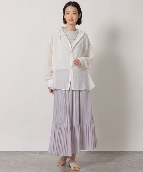 LAKOLE(ラコレ)の「プリーツフレアスカート / 659843(スカート・レディース・ブラック/グレイッシュベージュ/ラベンダー・LARGE/MEDIUM)」の6枚目の写真