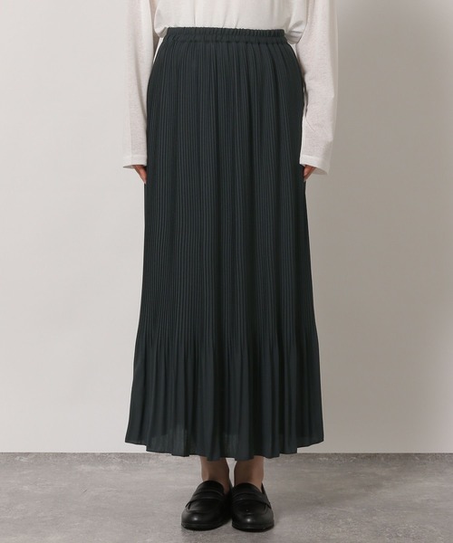 LAKOLE(ラコレ)の「プリーツフレアスカート / 659843(スカート・レディース・ブラック/グレイッシュベージュ/ラベンダー・LARGE/MEDIUM)」の9枚目の写真