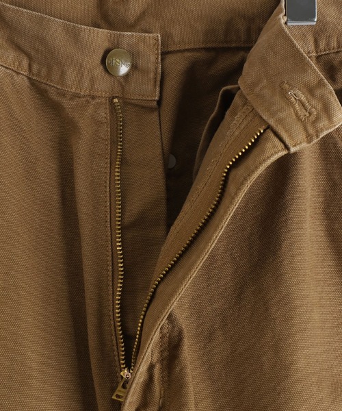 orSlow（オアスロウ）の「Orslow / オアスロウ：DAD’S FIT OXFORD PAINTER PANTS：01-5328-53S[STD]（デニムパンツ・メンズ・ブラウン・1(S)/2(M)）」の3枚目の写真