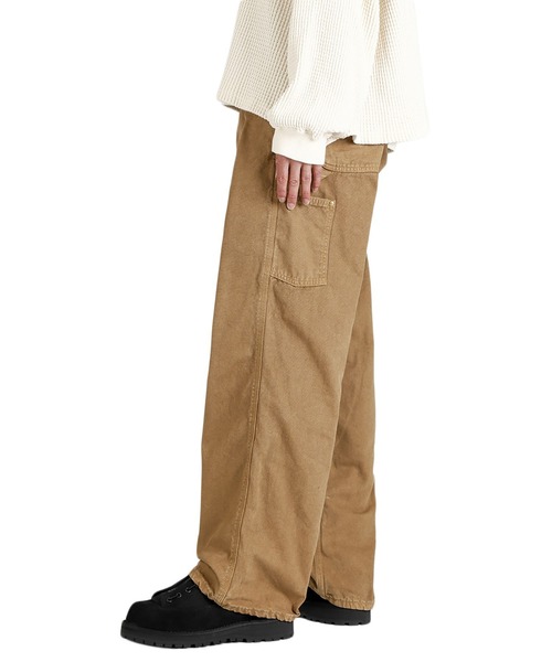 orSlow（オアスロウ）の「Orslow / オアスロウ：DAD’S FIT OXFORD PAINTER PANTS：01-5328-53S[STD]（デニムパンツ・メンズ・ブラウン・1(S)/2(M)）」の8枚目の写真