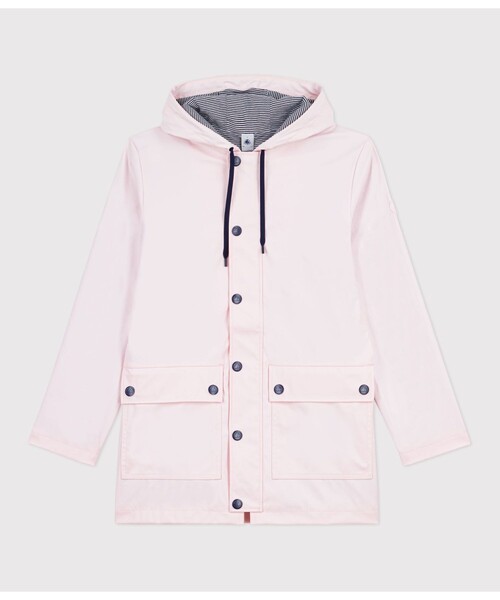 PETIT BATEAU（プチバトー）の「ヨットパーカ（マウンテンパーカー・レディース・ライトグリーン/オレンジ/ライトピンク/ベージュ・X-SMALL/SMALL/MEDIUM/LARGE）」の7枚目の写真