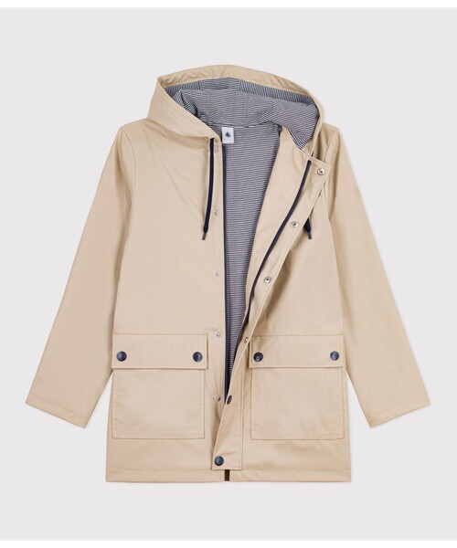 PETIT BATEAU（プチバトー）の「ヨットパーカ（マウンテンパーカー・レディース・ライトグリーン/オレンジ/ライトピンク/ベージュ・X-SMALL/SMALL/MEDIUM/LARGE）」の12枚目の写真