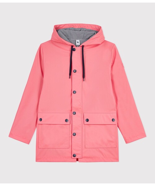 PETIT BATEAU（プチバトー）の「ヨットパーカ（マウンテンパーカー・レディース・ライトグリーン/オレンジ/ライトピンク/ベージュ・X-SMALL/SMALL/MEDIUM/LARGE）」の18枚目の写真