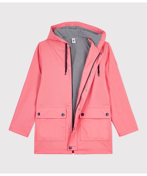 PETIT BATEAU（プチバトー）の「ヨットパーカ（マウンテンパーカー・レディース・ライトグリーン/オレンジ/ライトピンク/ベージュ・X-SMALL/SMALL/MEDIUM/LARGE）」の19枚目の写真