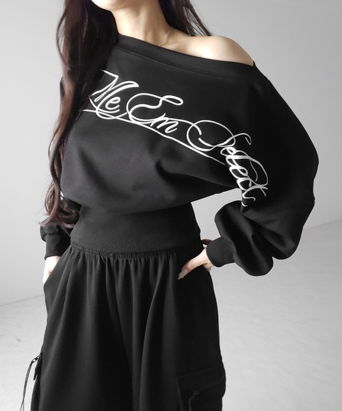 me+em select(ミームセレクト)の「【 3color /裾絞り可能2WAY 】ドローコードタックワイドカーゴスウェットパンツ / drawcord tuck wide cargo sweatpants(スウェットパンツ・レディース・ピンク/ブラック/グレー・FREE)」の17枚目の写真