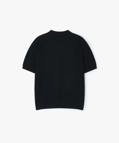 FLAWSROOM(フローズルーム)の「Pure Cotton Collar Knit BLACK(ニット/セーター・メンズ・その他・SMALL/MEDIUM/LARGE)」の3枚目の写真
