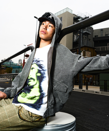 TOLQ（トルク）の「TOLQ / トルク Trompe l'oeil Blurry T-shirts（Tシャツ/カットソー）」