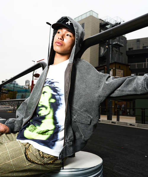 TOLQ(トルク)の「TOLQ / トルク Trompe l'oeil Blurry T-shirts(Tシャツ/カットソー・メンズ・ホワイト・3/2)」の1枚目の写真